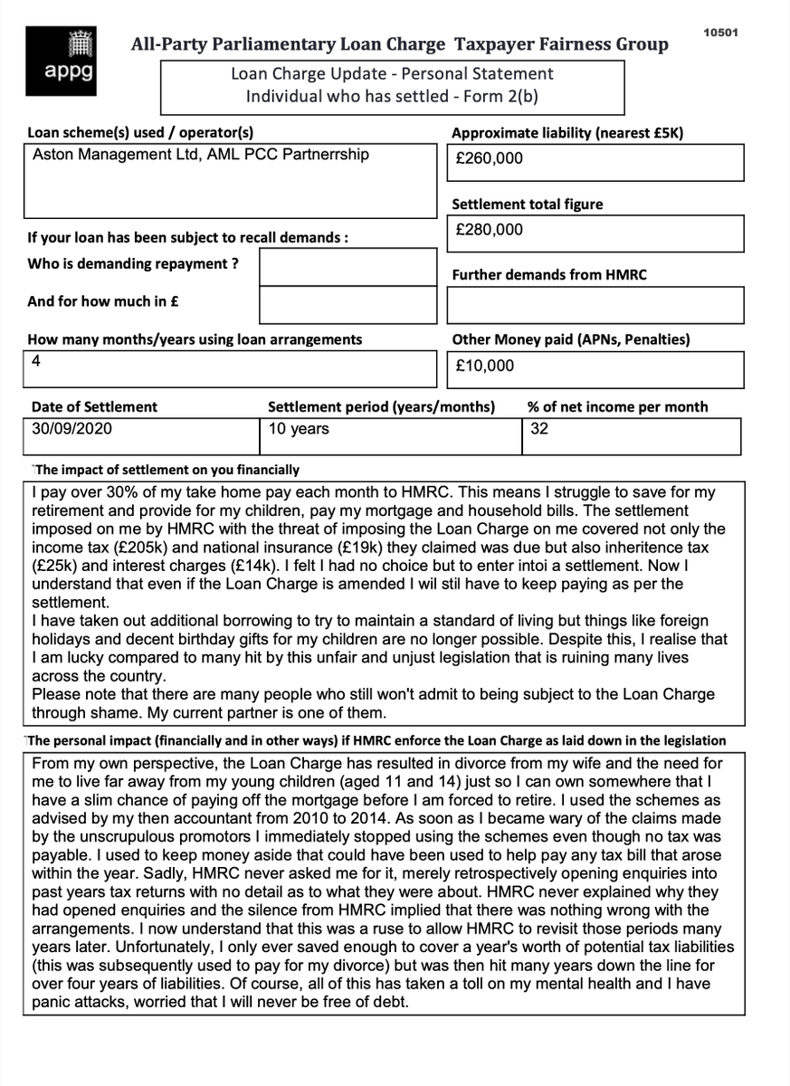 LC_Impact's tweet image. The Loan Charge has resulted in divorce from my wife and the need for me to live far away from my young children (aged 11 and 14) 
I used the schemes as advised by my accountant

@LCAG_2019 
@loanchargeAPPG 
#LoanChargeScandal