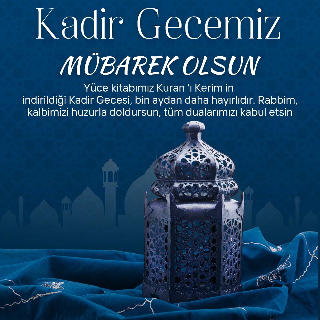 Bin aydan daha hayırlı Kadir Gecemiz mübarek olsun 🤲

"Allahümme inneke afüvvün kerimün tuhibbül afve fa'fü anni"