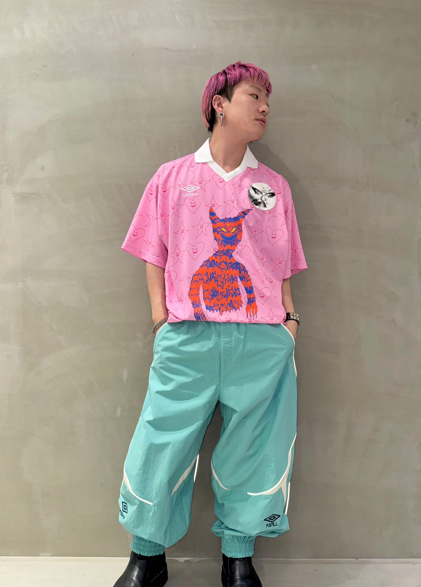 KIDILL × UMBRO パンツ Kidill UMBRO グレー