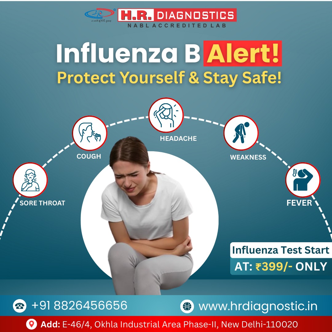 Hrdiagnostic's tweet image. 🚨 Influenza B Alert! Get Tested Early!

🧪 Flu Test @ ₹399 | Symptoms: Cough, Fever, Weakness, Sore Throat
📍 E-46/4, Okhla Phase-II, New Delhi
📞 Call: +91 8826456656 | 🌐 Book Now: hrdiagnostic.in
#FluTest #StaySafe #HRDiagnostic #HealthCheckup #PreventFlu #DelhiHealt