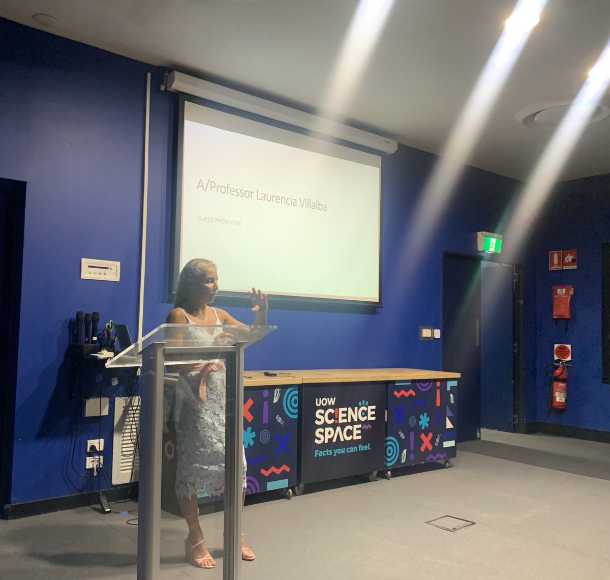 An amazing evening for research .
Brilliant presentations from Laurencia Villalba - vascular surgeon and Anna Kulaga -PhD student emphasise the need for engagement  with our communities and on the Global research stage if we r to realise deployment of new ideas and deliver impact