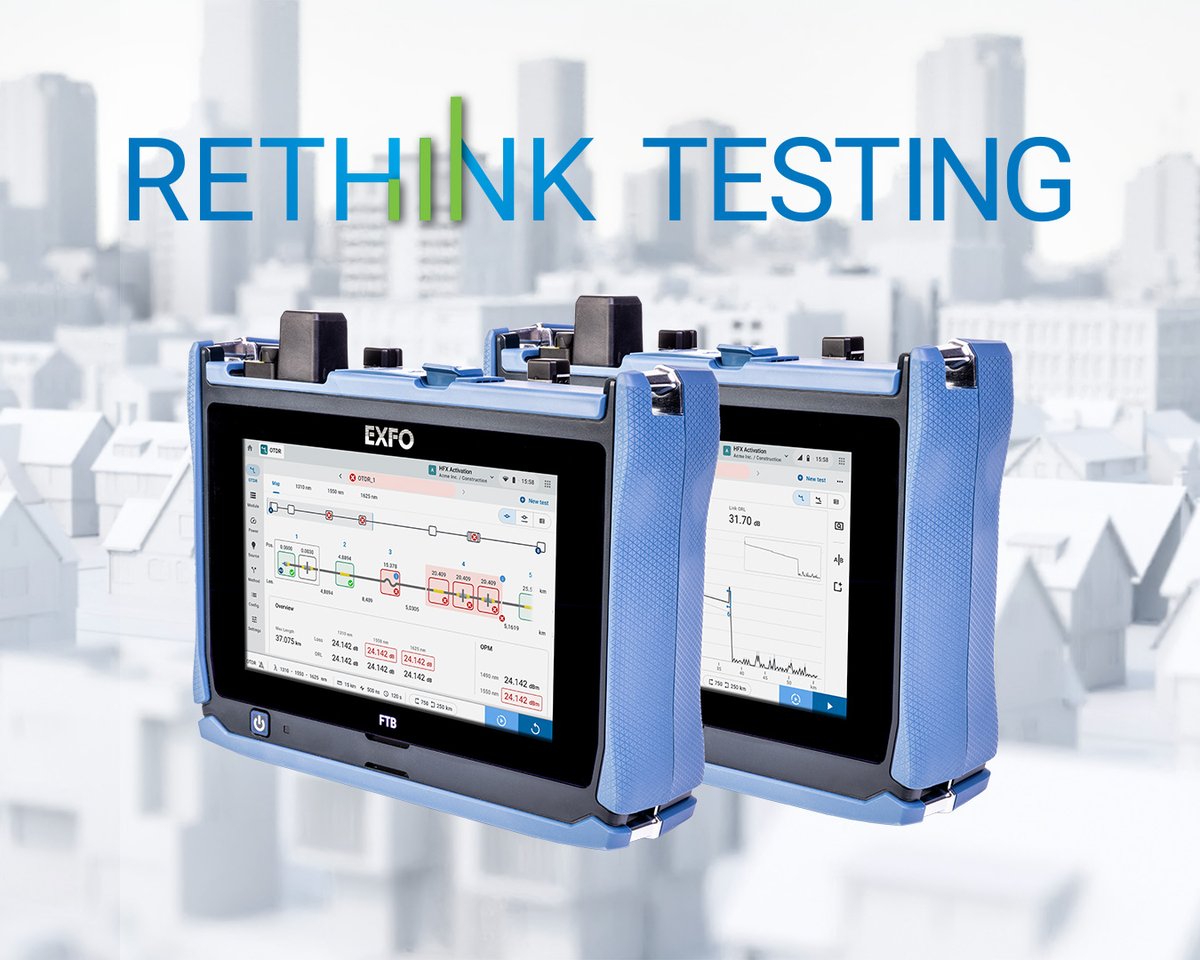 Starting today, the way you test fiber changes. Our new FTB Lite OTDR Series delivers automated validation and seamless compliance for every field job through always-on connectivity. 

Less guesswork. More compliance. Maximum efficiency: exfo.com/en/corporate/n…

#RethinkTesting