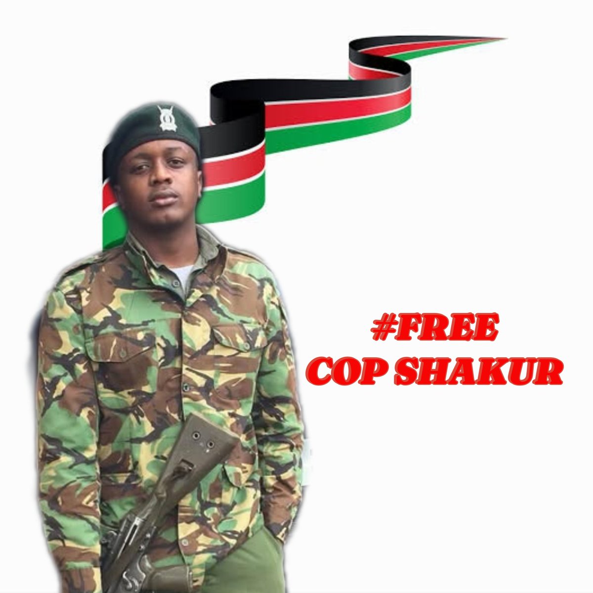 Iyalawekesa's tweet image. Everyone has a right yo speak out their mind, cop Shakur did nothing wrong by calling out impunity and demanding accountability, stop intimidating him and grand him his rights. @IPOA_KE
#FreeCopShakur