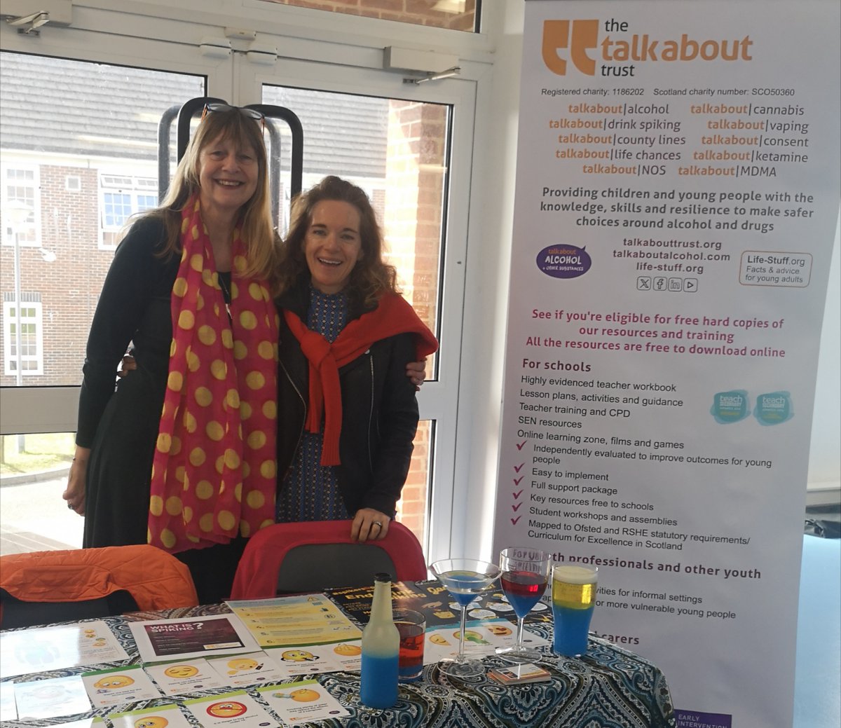 Fab day. AM colleagues teamed up for the Year 9 Stay Safe Fair <a href="/thomashardye/">Thomas Hardye School</a> . Lots of great discussions around the risks of alcohol &amp; vaping. PM, ace training session around alcohol with Year 12 tutors <a href="/BlandfordSchool/">The Blandford School</a> . #alcohol #vaping #workingtogether #youngpeople