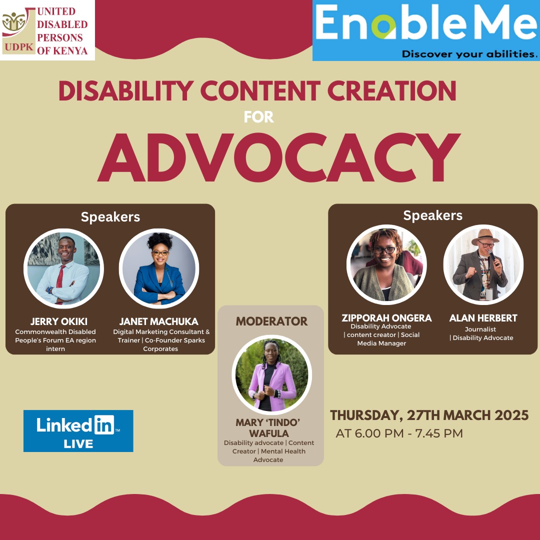 Digital #advocacy is a powerful tool for shaping perceptions, promoting #rights, and fostering #DisabilityInclusion. But how can we ensure our content is engaging, #ethical, and #impactful? 

Join our amazing speakers as they discuss; the power of #storytelling in shifting
