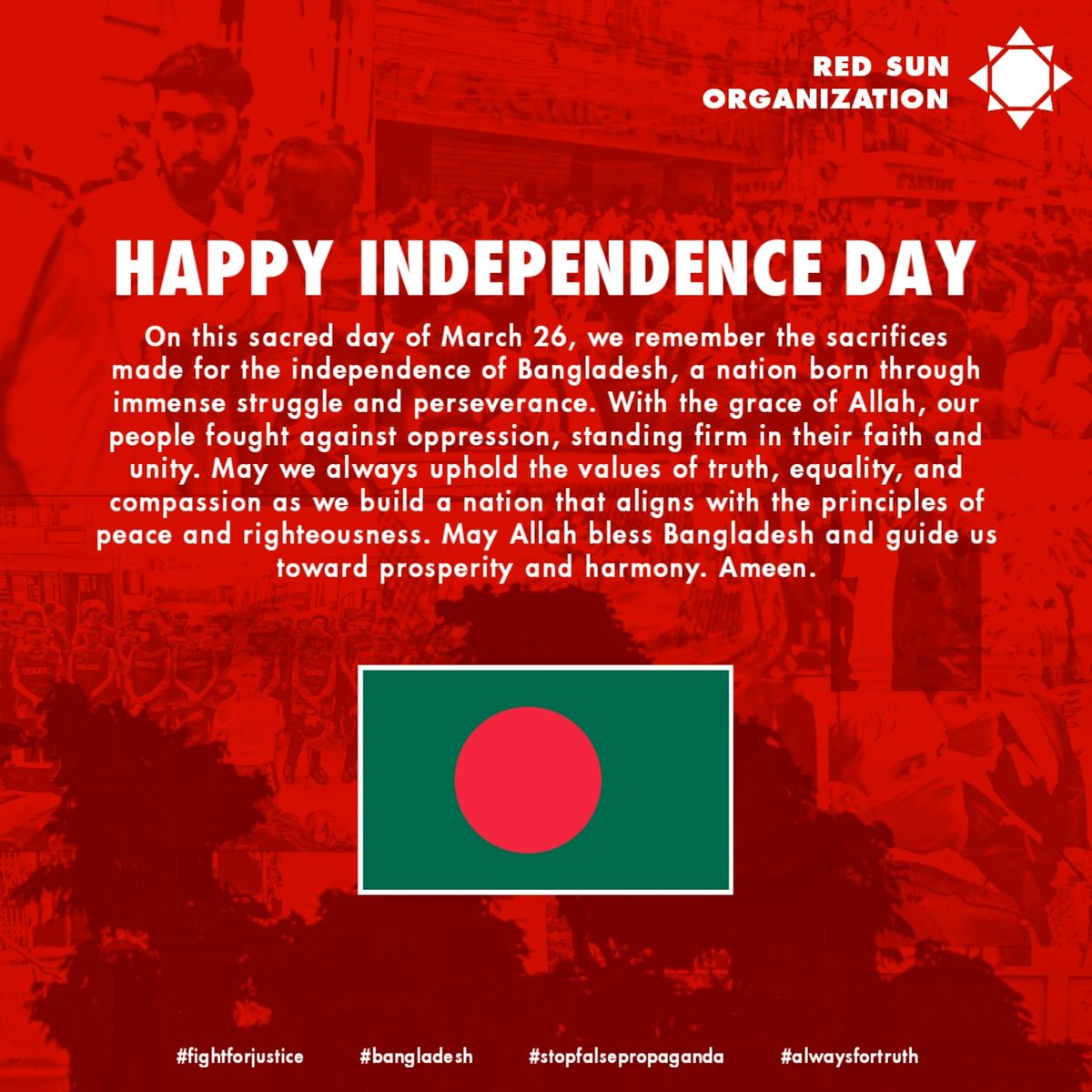 Red_Sun_Org's tweet photo. #Bangladesh #IndependenceDay https://t.co/KTGLxaefl9