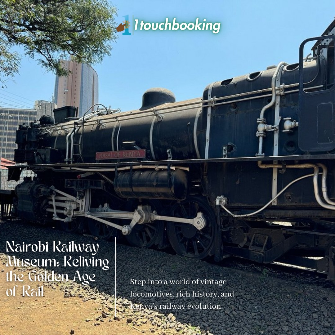 1touchbooking's tweet image. Are you ready to relive the majestic era of rail travel? Join us at the Nairobi Railway Museum and embark on a historical adventure like no other. 
See you at the museum! 

Dial 0712377677 or Visit our website: 1touchbooking.com

#GoldenAgeOfRail #LearnAndDiscover