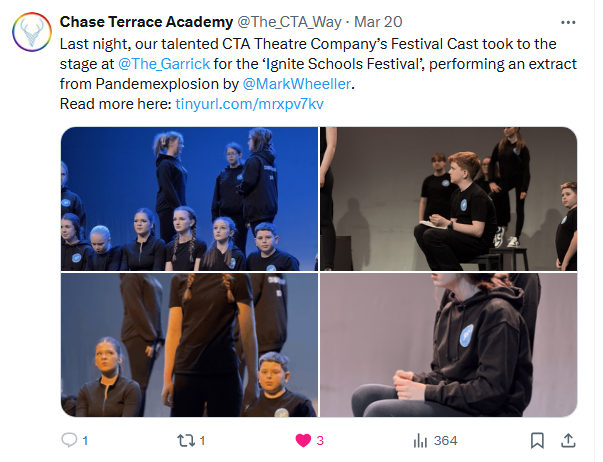 Sharing our secondary schools' activities; from student leaders <a href="/Pauletonline/">Paulet High School</a> facilitating games at St. George's Park, to teams from <a href="/johntaylorhigh/">John Taylor High</a> and <a href="/jtfreeschool/">JT Free School</a> in Lichfield's Schools Speaking Competition and <a href="/The_CTA_Way/">Chase Terrace Academy</a> students performing at Lichfield's Garrick Theatre👏