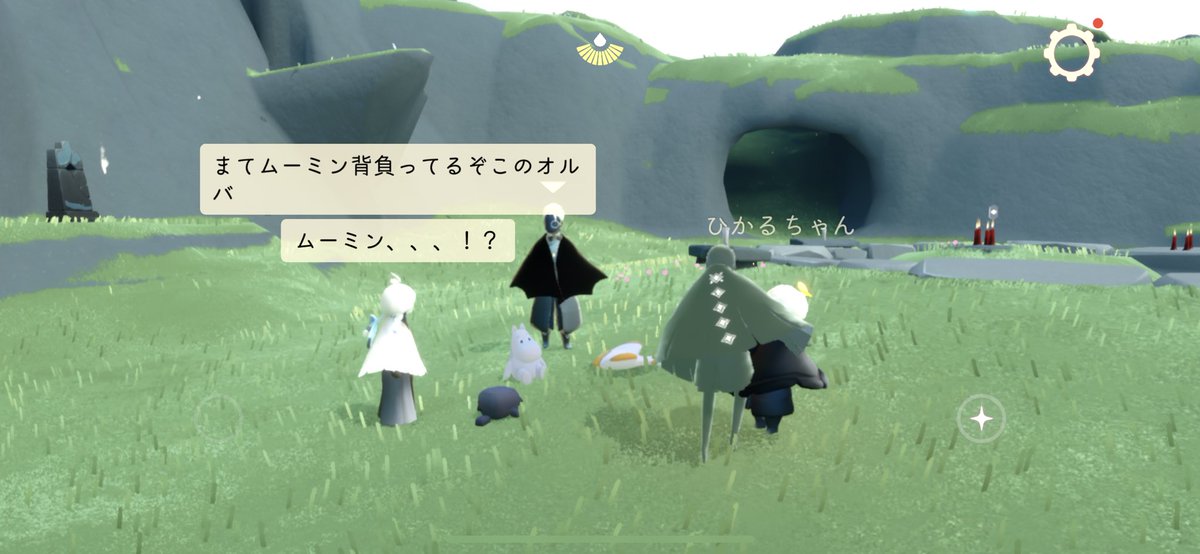 uym_03's tweet photo. ばっっっっっっっか久しぶりにsky開いたらなぜかムーミン居たしオルバ居たし側転ニキ居た https://t.co/otbGfXBjt4