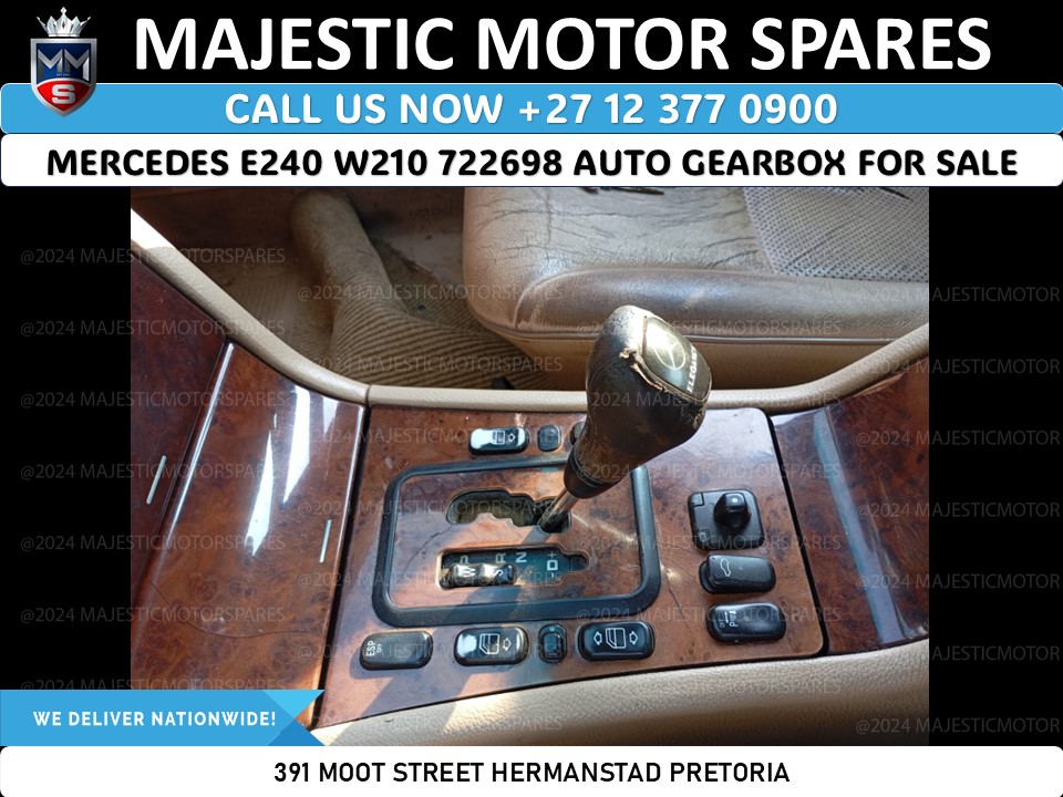 SpareMotor's tweet image. Mercedes E240 W210 722.698 Automatic Gearbox for Sale - Used
#MercedesE240 #W210 #AutomaticGearbox #UsedCarParts #MercedesTransmission #722698Gearbox #CarPartsForSale #MercedesW210
majesticmotorspares.co.za