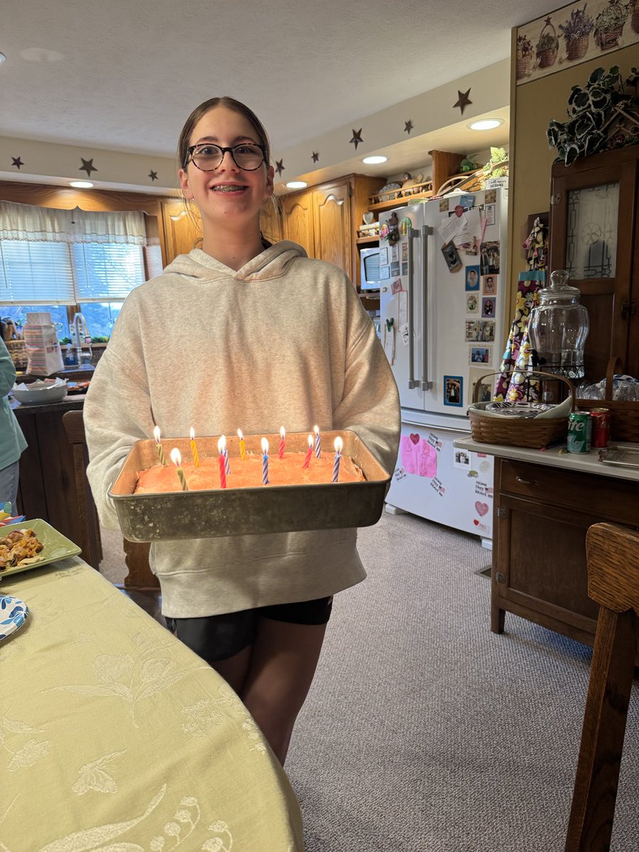 This girl turns 14 today.   They grow up fast.     Happy birthday Kenzie.    Hope you have a great day