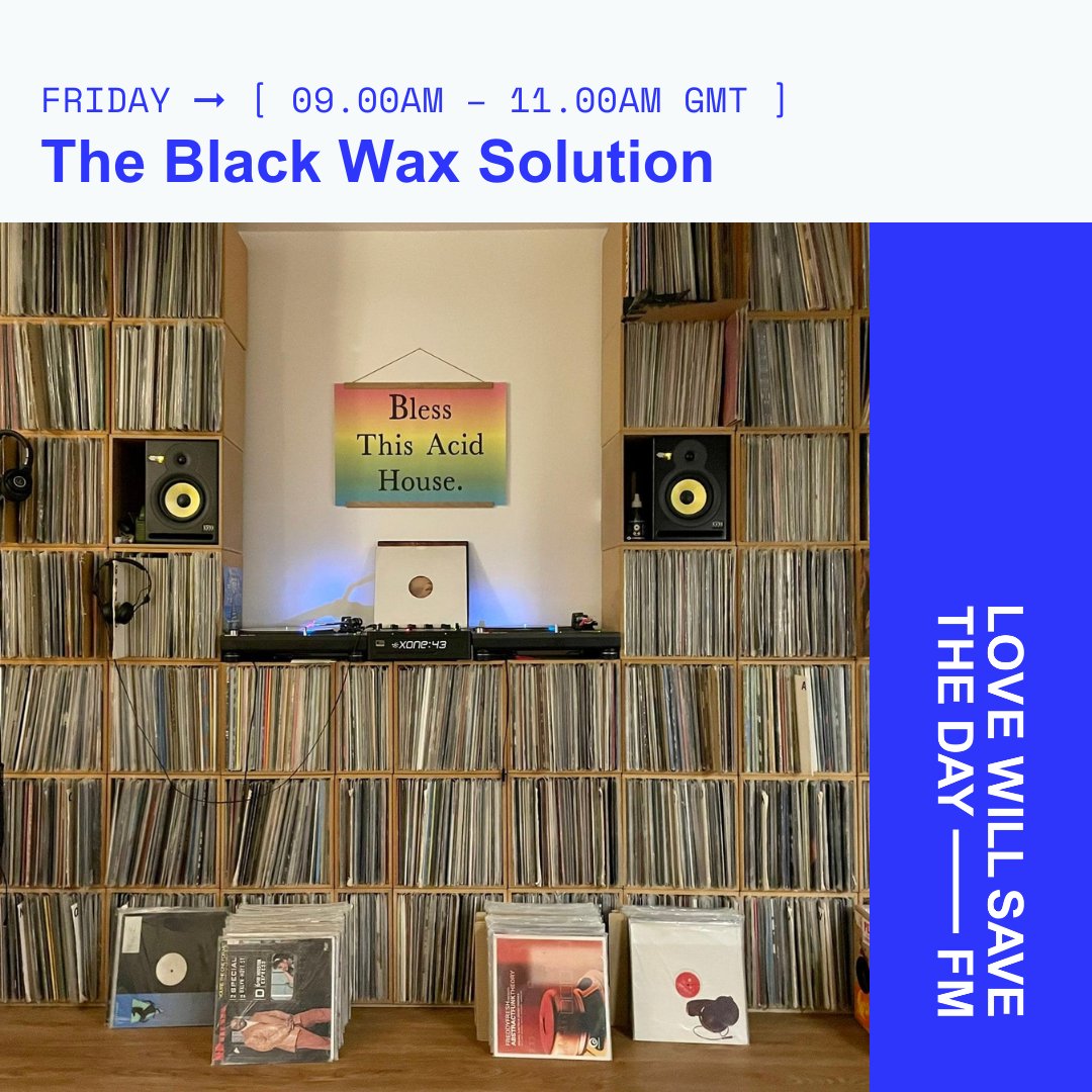 I have the honour of kicking off the weekend for Lovewillsavetheday.fm this week with a whopping 2 hour live show. Join me Friday for a cup of tea &amp; a chat from 9am, &amp; I'll play all kinds of great music for you. You can also join in the chat via Discord (link on LWSTD website).
