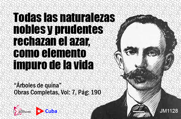 enciclopedia_cu's tweet image. ✍
𝑬𝒍 𝒑𝒆𝒏𝒔𝒂𝒎𝒊𝒆𝒏𝒕𝒐 𝒗𝒊𝒗𝒐 𝒅𝒆 𝑱𝒐𝒔𝒆́ 𝑴𝒂𝒓𝒕𝒊́

“Árboles de quina”. Obras Completas, Vol: 7, Pág: 190

🇨🇺 #Cuba #azar #MartiEntreNosotros #JoseMarti #RadioCubana #CubaVive @Loypa2 @opmCuba @scjosemarti @CentroMartianos