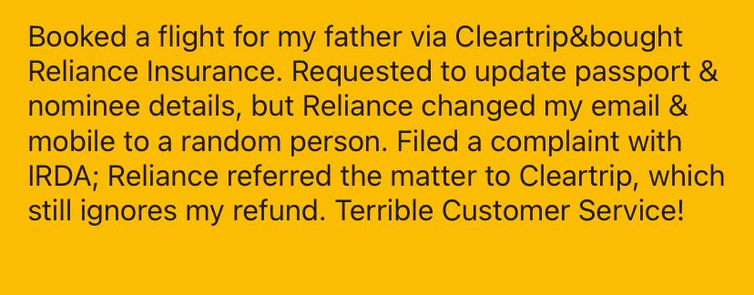 tusharsachdev12's tweet photo. @Cleartrip https://t.co/UxhitAoEVN
