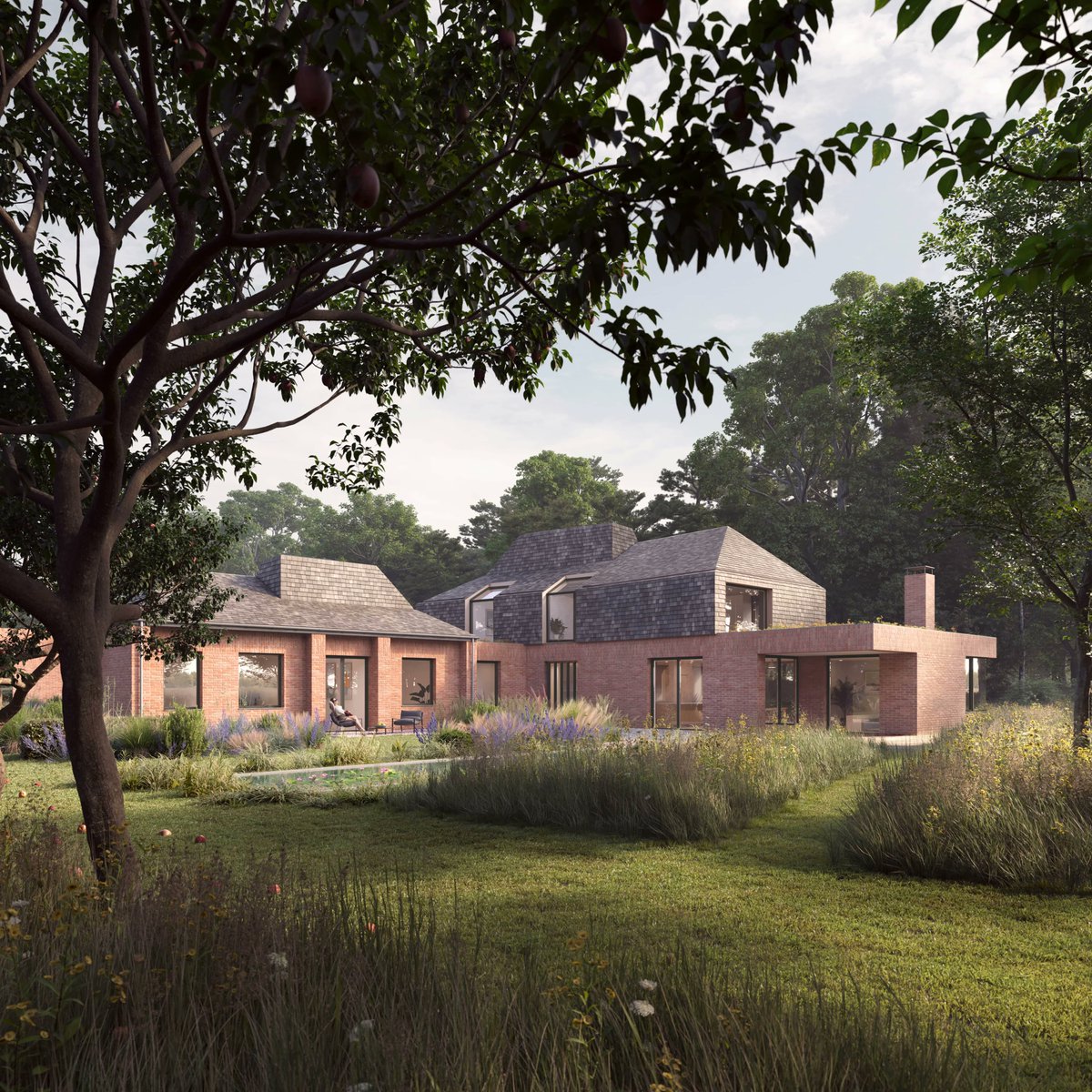 JB_DRP's tweet photo. Great news! Planning permission has been secured for "Fizmer House": a para 84e dwelling located in Nottinghamshire with support from The Design Review Panel.  Check it out: https://t.co/JRZurrYg2o #FizmerHouse #ArchitectureSuccess #DesignReviewPanel https://t.co/5OEk9fOUXQ