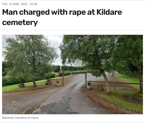 Polito_loco's tweet photo. 🚨SOMALIAN MAN charged with rape at Kildare cemetery

The suspect can not currently be named is in his 20s and resides in Dublin, and he is charged with two counts of rape and one of sexual assault.

His Barrister Mark Gibbons began his defence by telling the court that although his client was originally from Somalia, he did not require a translator.

However his bill for a solicitor, junior and senior barristers is being picked up by us.

https://t.co/CV2k8Cum8L