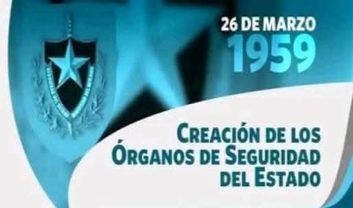 Hoy desde el #ComercioCuba homenajeamos a los hombres y mujeres integrantes de los Órganos de la Seguridad del Estado en el 66 aniversario de su creación, fieles guardianes de la paz y seguridad de la nación.