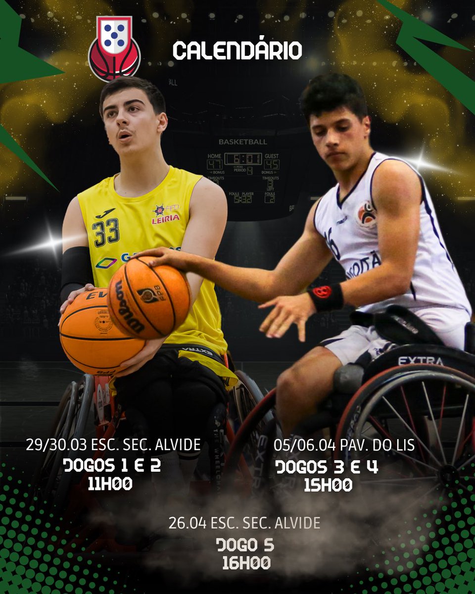𝑷𝑳𝑨𝒀𝑶𝑭𝑭𝑺 𝑻𝑰𝑴𝑬! ⏰🔥 GDD Alcoitão e APD Leiria inauguram as meias-finais da #LIGABCR, no próximo sábado de manhã, a partir das 11h, em Alvide. 🔜

Quem leva a melhor e carimba a passagem à final❓💪🏻

📲 Acompanha tudo em #portugalbcr🟢🟡🔴