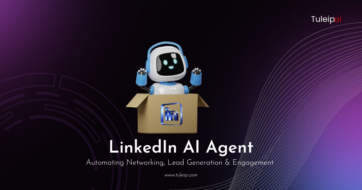 TuleipAI's tweet photo. LinkedIn AI Agent: Automating Networking, Lead Generation &amp; Engagement
https://t.co/Nv7fHjvXR2
#LinkedInAI #AIAgent #LinkedInAutomation #AIforNetworking #LeadGeneration #AIForSales #LinkedInGrowth #SocialSelling #AIinRecruiting #AIForMarketing #NetworkingAI https://t.co/WcBnfxjqQw