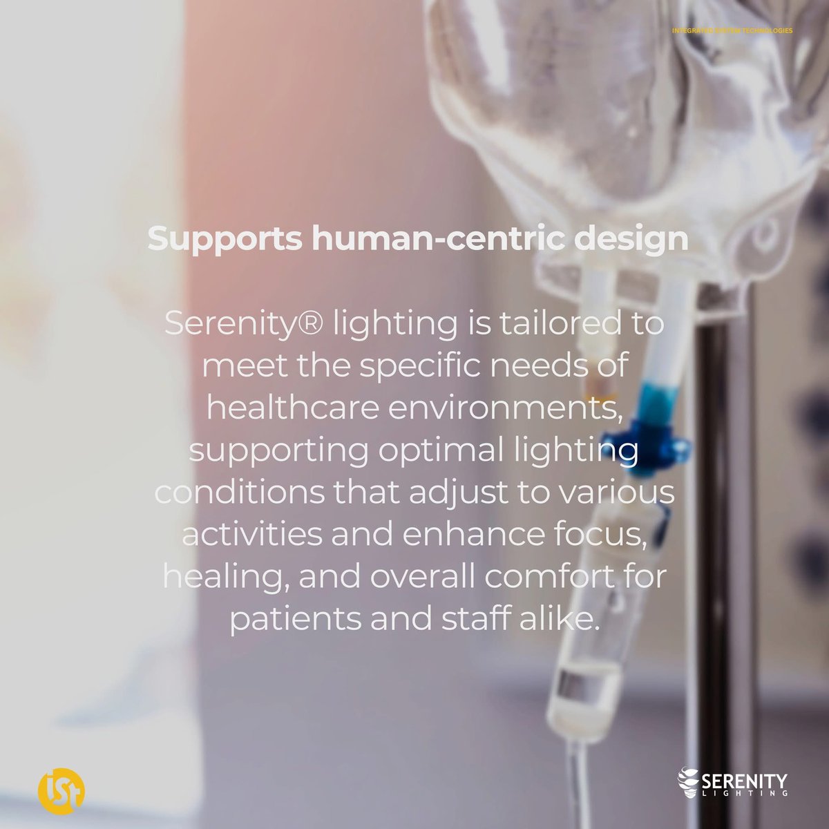 istlimited's tweet photo. Enhancing healthcare with Serenity® lighting—designed for comfort, care, and well-being. Reduce eye strain, minimize glare, and create a calming atmosphere for patients and staff. Ideal for hospitals, clinics, and care facilities. #HealthcareLighting #PatientCare #smartlighting https://t.co/PhfHHBuua9