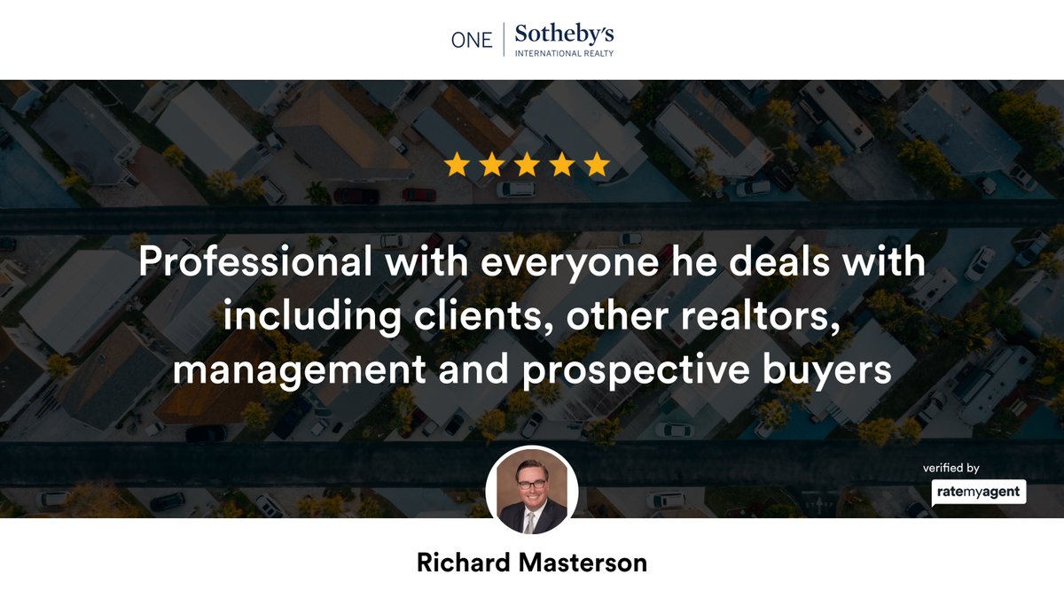 richmastersonFL's tweet image. My latest RateMyAgent review in Lauderdale-by-the-Sea.
BROKER 496541
rma.reviews/ot93x3287gvf

...
#ratemyagent #realestate #ONE_SOTHEBYS_INTL_REALTY