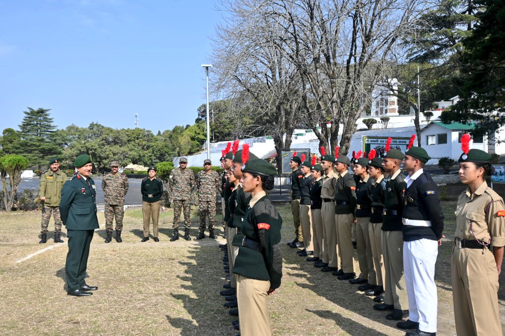 PRODefDehradun's tweet photo. Empowering India's youth!
100 NCC cadets from Delhi, Punjab, Rajasthan & Uttarakhand are mastering #SpeedClimbing at #GRRC, Lansdowne.
Thanks to #ArmyAdventureWing & @HQ_DG_NCC, they're learning cutting-edge techniques, boosting #fitness, & strengthening #leadership. https://t.co/xgo7SJU00V