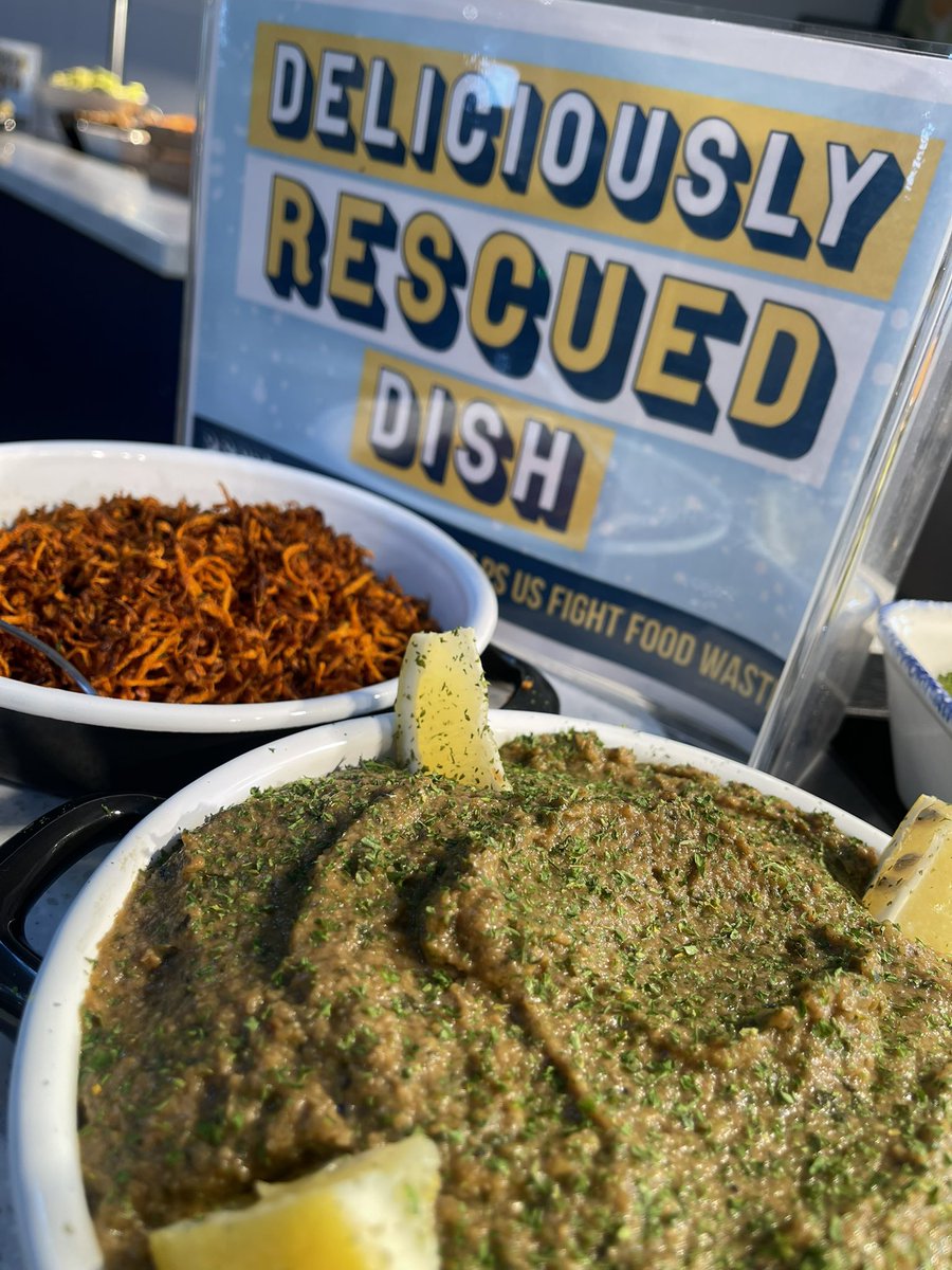 HoweHolroyd's tweet image. Today we have rescued carrot peels and miso aubergine purée from land fill as extra toppings for the main counters 👏  
@MaryMar89923871 @melrahaman @Milen42931651
