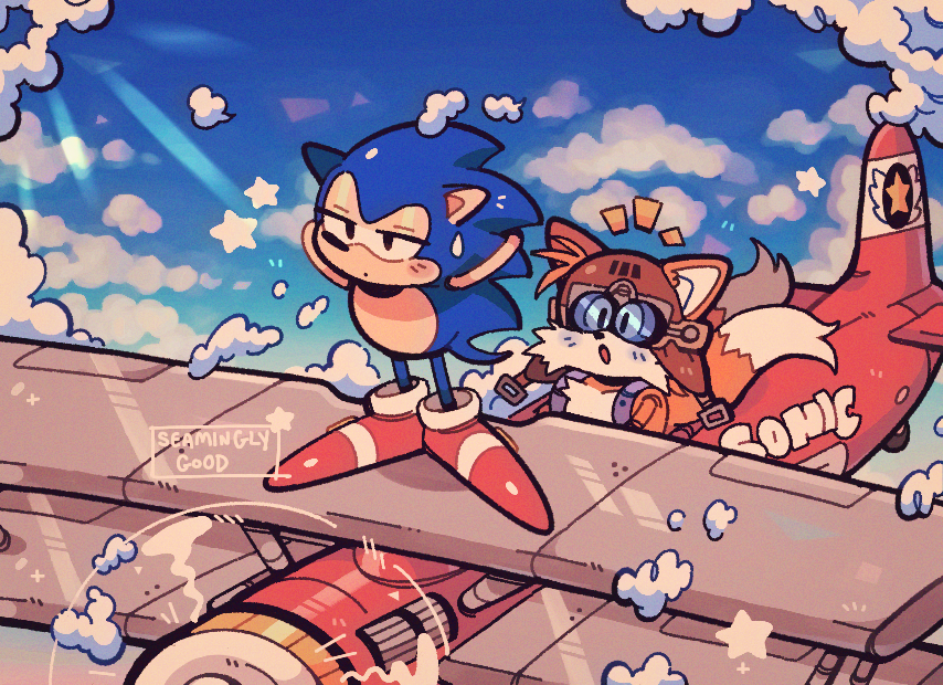 seaminglygood's tweet photo. Sonic ova redraw https://t.co/lbJ4SSc928
