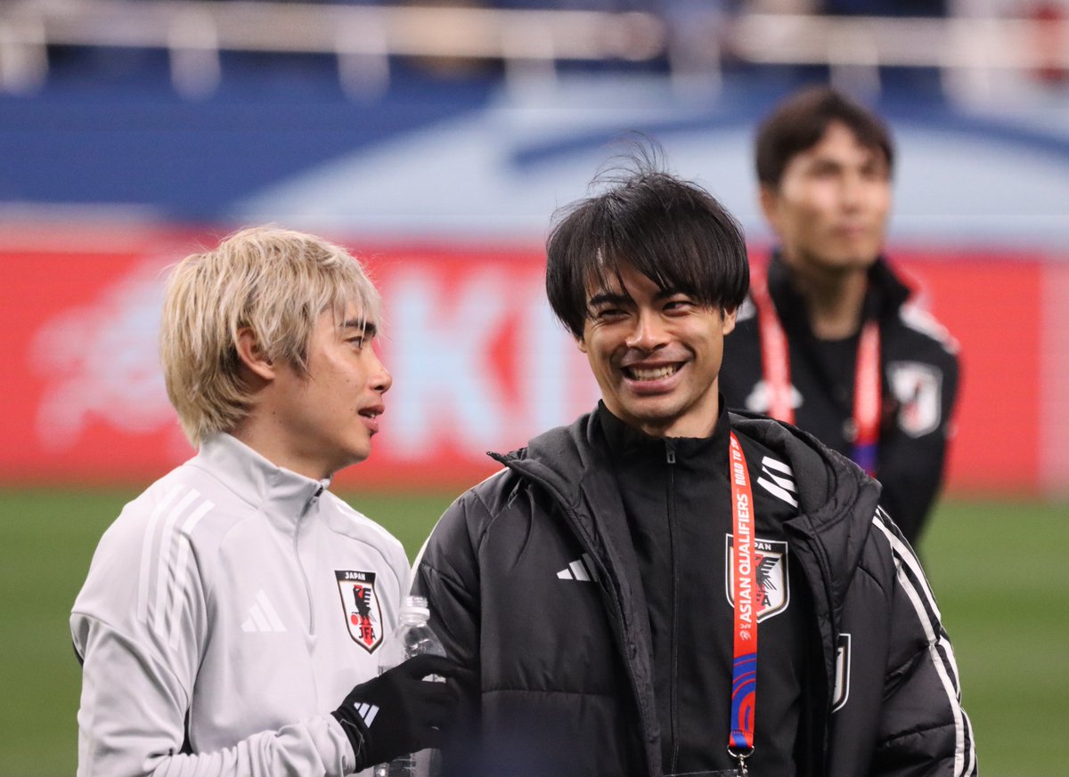 blackdog_ai's tweet photo. "https://t.co/iO3poV2hEz
📢 All we want is Mitoma and Ito flying down the wings… together.
The vision: one left, one right, defenders scrambling, fans screaming.
Let the chaos begin. ⚡🇯🇵 #KaoruMitoma #JunyaIto #JapanNT #WingKings"