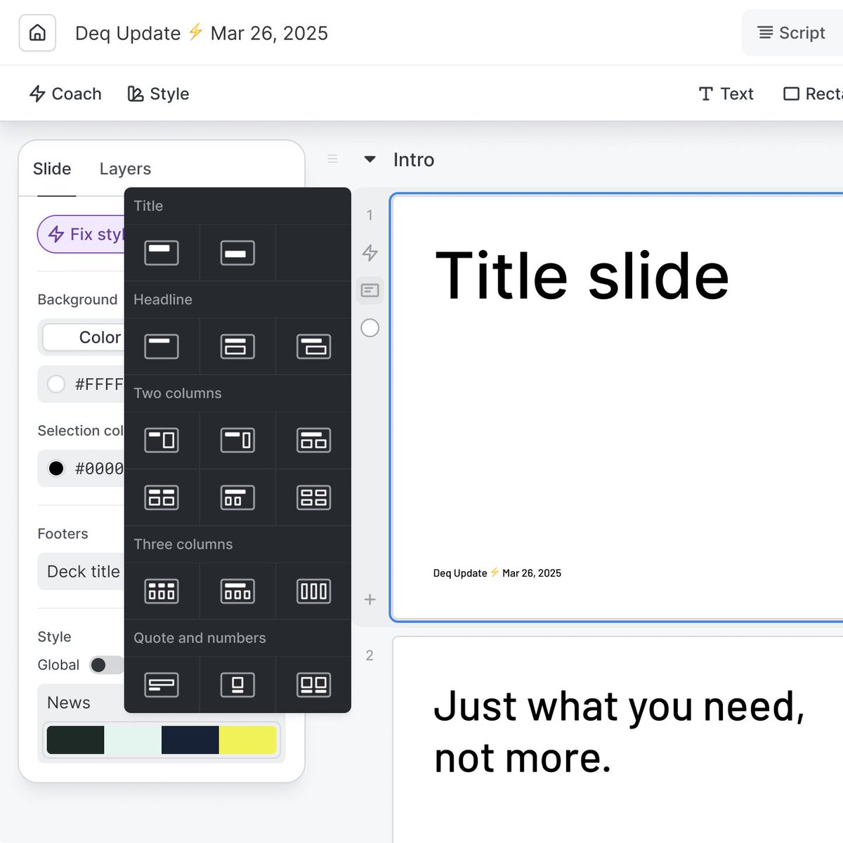 azikmund's tweet photo. Providing more auto-layout options = adjusting the UI.

More space or less space?

Which one? 🤔 https://t.co/3LVl0knwuk