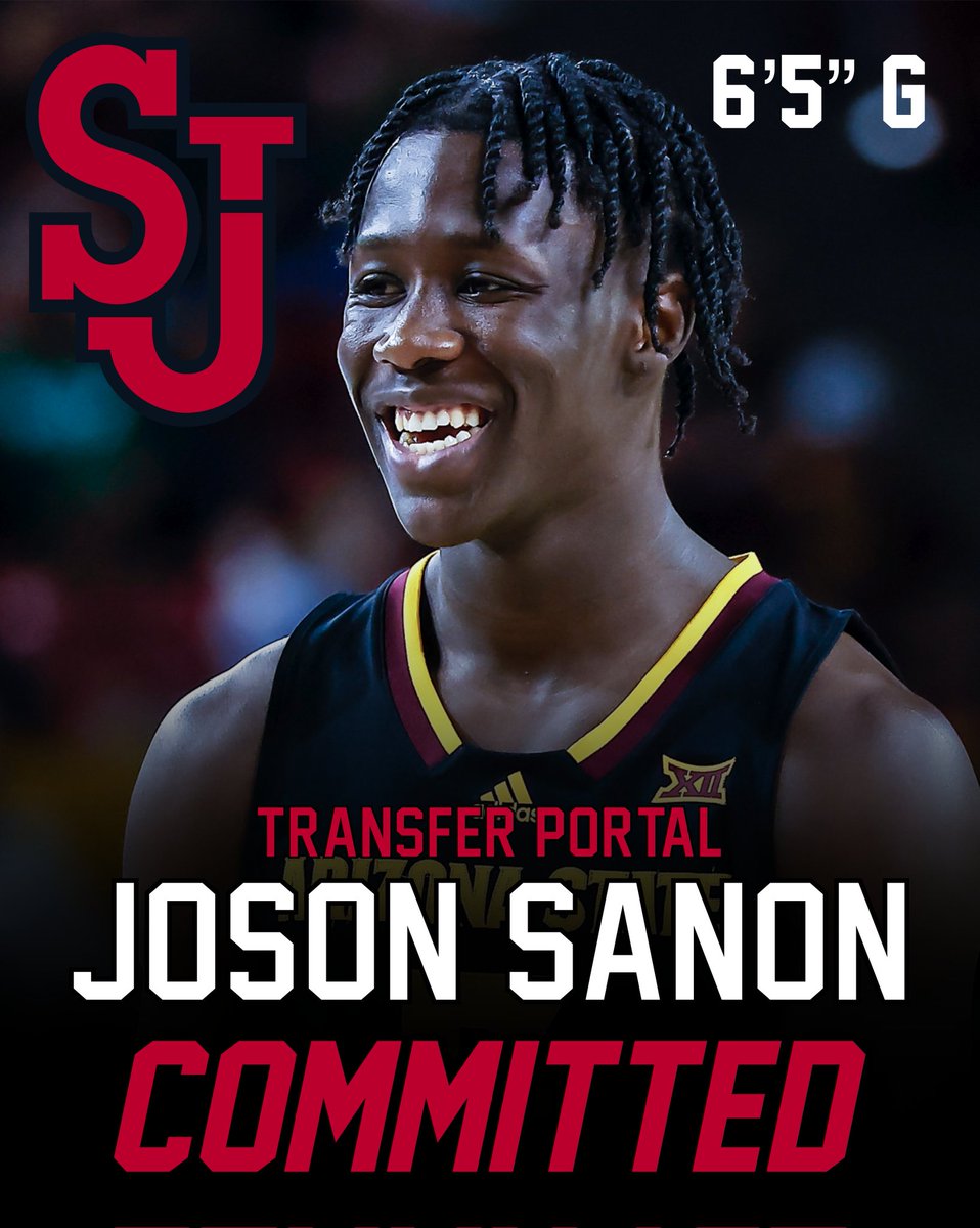 NEWS: Arizona State transfer Joson Sanon -- a five-star recruit in 2024 -- has committed to St. John's, he told ESPN. Early portal score for Rick Pitino and the Big East champions. 

STORY: espn.com/mens-college-b…