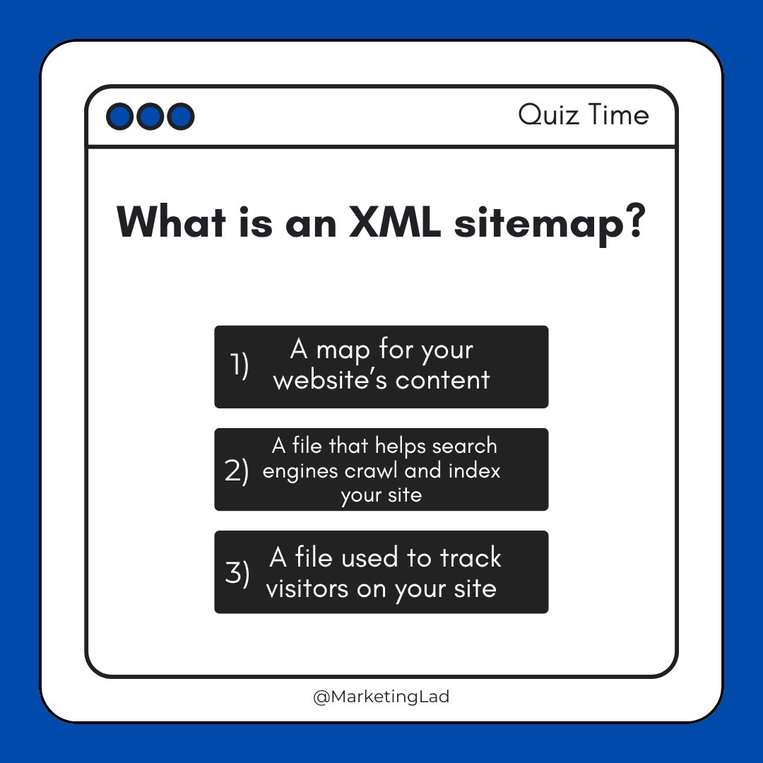 marketing_lad's tweet image. Drop your answer in the comments! 👇💬
.
.
.
.
 #SEO  #TestYourKnowledge #marketinglad