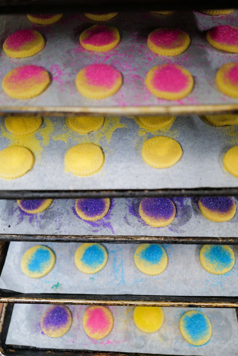 Spring colors lighting up our bakery ☀️🌈