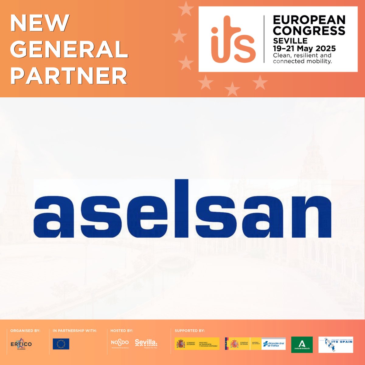 📢 We're excited to welcome <a href="/ASELSAN/">ASELSAN</a> as a General Partner at #ITSSeville2025! Known for their work in ITS, rail tech &amp; smart city solutions, they bring real-world expertise to this year’s Congress.
🔗 Register now: itseuropeancongress.com/registration/?…