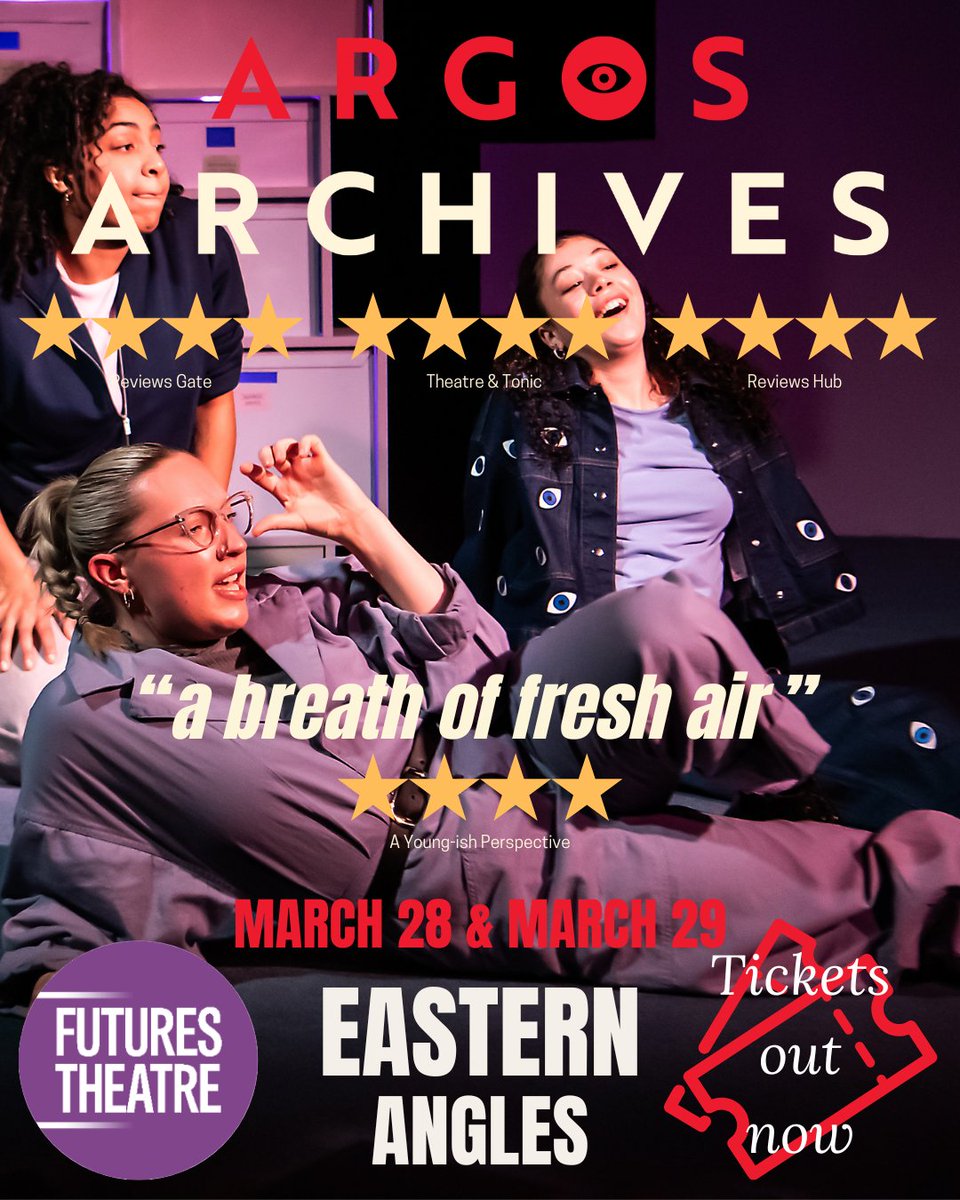 Futures Theatre Co (@futures_theatre) on Twitter photo TONIGHT AND TOMORROW - IPSWICH
Argos Archives: A nostalgic journey of neurodivergent self-discovery and landing your dream job - at Argos! Tickets 🎟️ available now, click the link in our bio!
<a href="/easternangles/">Eastern Angles</a>: 28&29March⭐
#newwriting TONIGHT AND TOMORROW - IPSWICH
Argos Archives: A nostalgic journey of neurodivergent self-discovery and landing your dream job - at Argos! Tickets 🎟️ available now, click the link in our bio!
<a href="/easternangles/">Eastern Angles</a>: 28&29March⭐
#newwriting