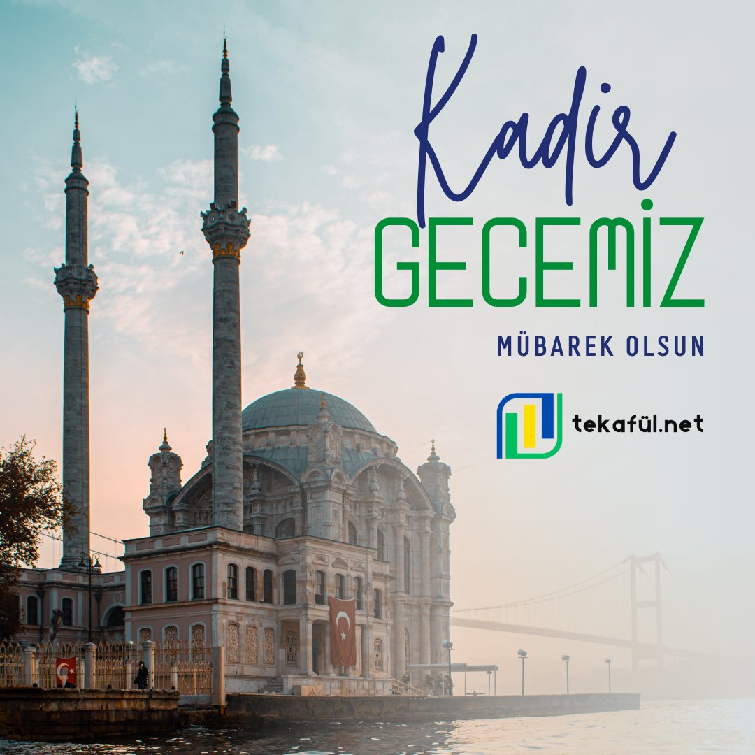 Kadir gecenizi tebrik eder, Rıza-i İlahiye nail olmamızı niyaz ederiz. Allah, Leyle-i Kadri hepimiz için seksen sene ibadet hükmünde makbul  eylesin; başta Gazze olarak mazlumları felah ve necata mazhar, zalimleri de kahra giriftar eylesin. Âmin.