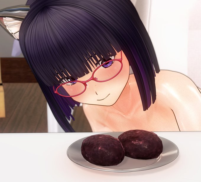 おはぎ、良い質感にできてる∧(川ヮO)∧ 