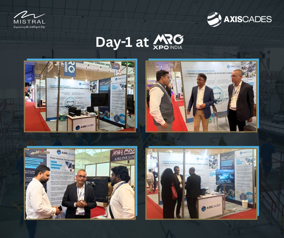 AXISCADES (@axiscades) on Twitter photo It was an incredible Day at the <a href="/Mroxpoindia/">MRO XPO INDIA</a> 2025! Our team had the privilege of engaging with industry leaders, exchanging valuable insights, and showcasing our comprehensive capabilities that drive efficiency, safety, and innovation in the global MRO industry.
As we gear up It was an incredible Day at the <a href="/Mroxpoindia/">MRO XPO INDIA</a> 2025! Our team had the privilege of engaging with industry leaders, exchanging valuable insights, and showcasing our comprehensive capabilities that drive efficiency, safety, and innovation in the global MRO industry.
As we gear up