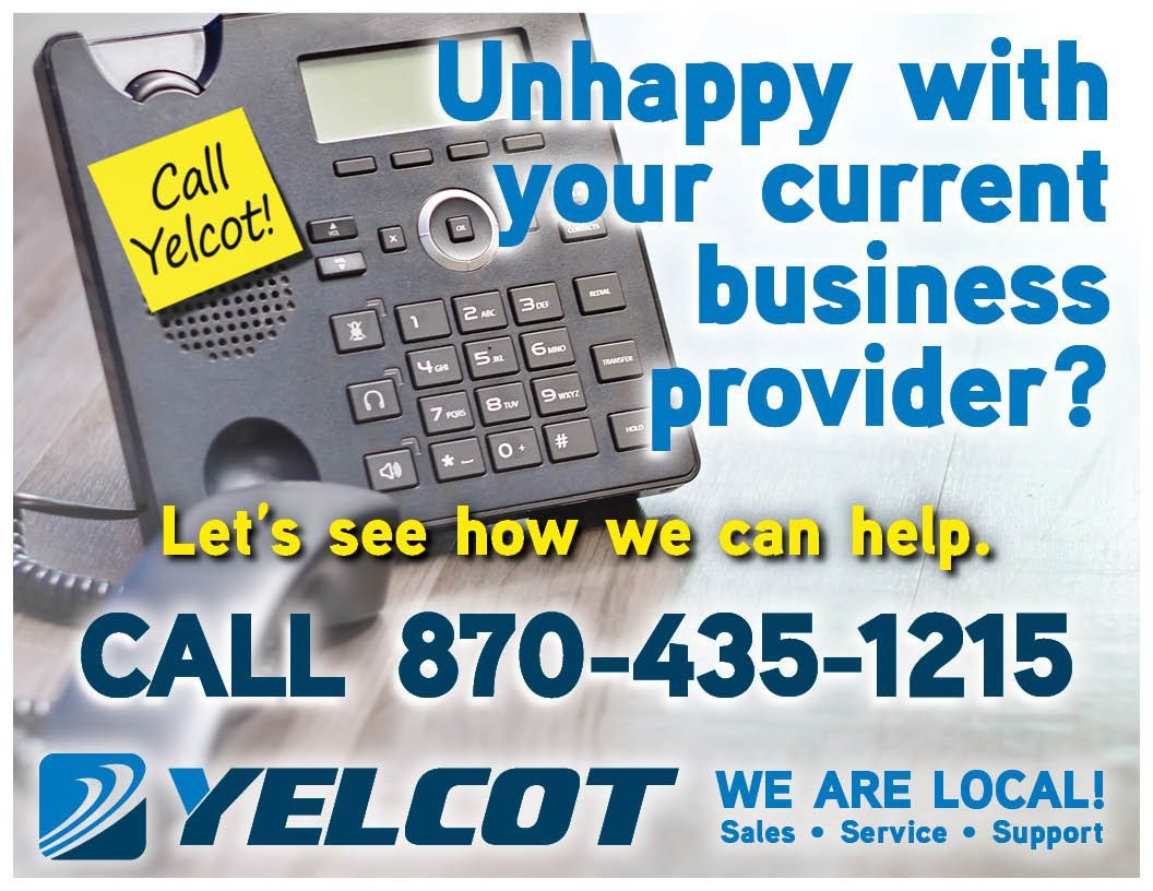 Unhappy with your current business provider? Let's see how we can help.  Call 870-435-1215.