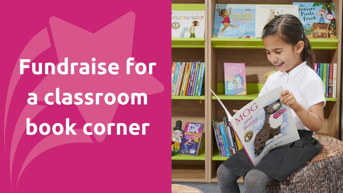 Supportyoursch's tweet image. Looking to revamp your classroom reading zone? 

Raise donations towards new furniture or books for your reading corner on Support your school!

Find out how Support your school works and started your fundraising journey today: supportyourschool.org.uk/how-does-it-wo…