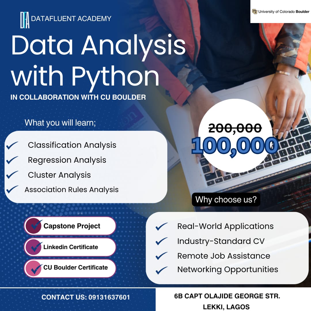 datafluent_acad's tweet photo. ✅ LinkedIn certification to boost your profile
✅ Interview prep &amp; job search optimization
✅ Certifications: 
- IBM Certification 
- UCI (University of California) Certification 
- Colorado State University Certification https://t.co/zDtiF9DLxe