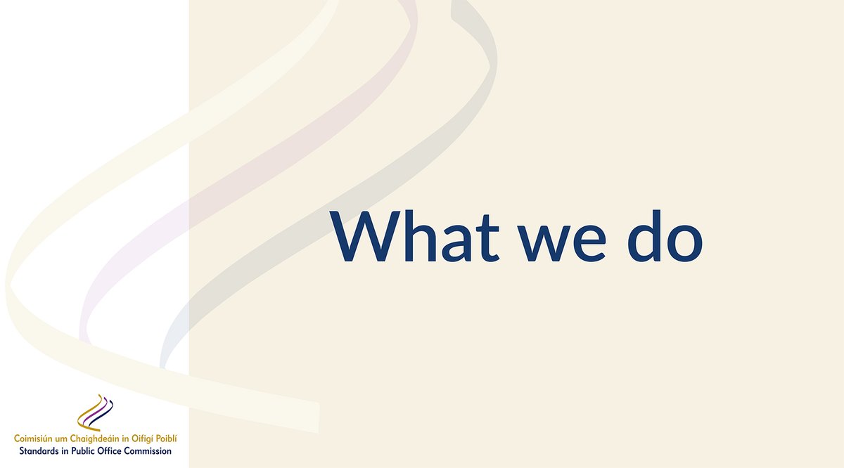 What is the role of the Standards Commission?

For further information click here: sipo.ie/en/organisatio…