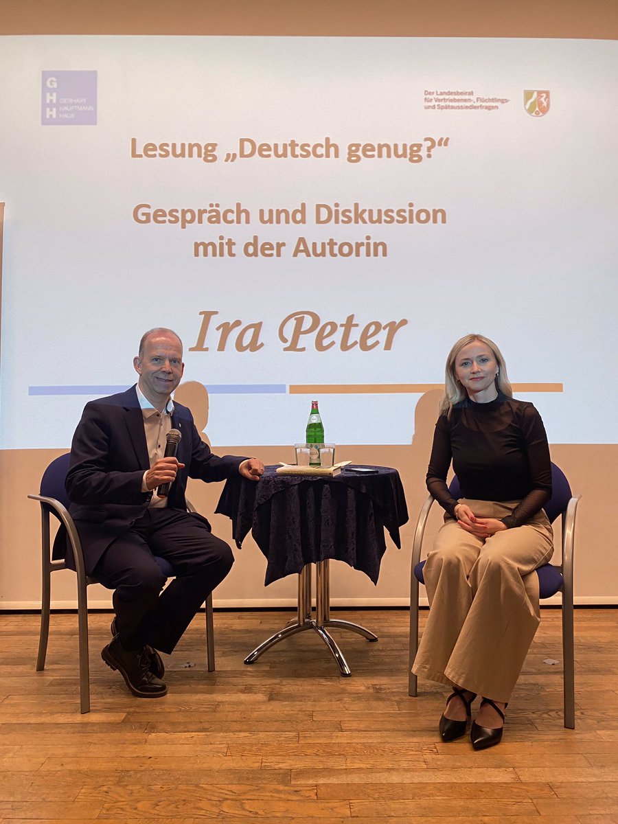„Deutsch genug?“ - Lesung mit Ira Peter im Gerhart Hauptmann Haus in Düsseldorf