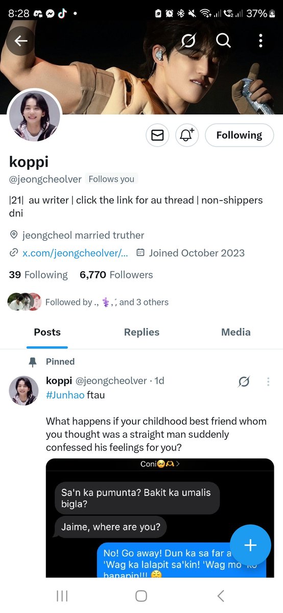 RA_NUNA's tweet photo. ‼️WARNING LONG POST ABT SCAM‼️
⛔️ NEW SCAM ALERT!! PLS BE VIGILANT AND DOUBLE CHECK THE DMs ABOUT MASS REPORTING OF UR ACCT AND CONTACTING X SUPPORT ON DISCORD ⛔️

Hi, @jeongcheolver acct GOT HACKED. I received a msg fr her (pretending to be her) at 6am today asking if I have another X acct and I said no. She said dat her friend got scammed in crypto for $1600 and someone was copying my account and using my UN. The alias was @/RA_NUNAs_ (taas kilay nako sa crypto $1600 daw, teh nass pinas ka. Char)

They mistakenly mass reported my acct DAW and might be suspended. To rectify their mistake is they are currently in contact wid X support to reverse the mistaken report. As per d "email" they need to reach out to me and I have to contact d X support via DISCORD to verify myself and helped then convinced the X support to not suspend my account. 

At this point, it was sus already on my end but I still indulged on the convo to get more details (nakataas na kilay ko teh, char, bec y do I need to contact d xsupport on my end & via discord). I tried asking for a mass reporting post bec hello, pinoy tayo matic may ganon and with her acct following for sure malaki ang reach non for a mass report, but there was none daw bec the mass report was just within their group and friends. Mass report nga eh, mass report!!! Nasaan na ung masa.

I did some research while in convo wid here bec the 1st msg was already templated. Heres what I was able to find out:

- upon searching: discord dm scam is already circulating in local x platform and on anime x accts. The msg has d same thought as d one sent to me
- d email ss is small and domain wasnt as readable (verify@x(dot)com)
- no @/RA_NUNAs_ suspended acct when u search on X (suspended acct r still searchable i believe)
- i didnt receive any notif dat my acct is suspended or there was a report for my acct 
- BIGGEST RED FLAG🚩: NEED TO CONTACT A CERTAIN X SUPPORT VIA DISCORD (add friend ganon then ill msg daw). The discord un is Xsupportcohen

‼️Things to note when receiving DMs like this: 
- you cant reverse or revoke an acct u reported or d report itself
- templated msg or thought regardless of d way of delivery (kahit remoreseful or bait baitan tone p yan) tapos may urgency pa yan sya
- verification of acct ownership via x app or email only if needed usually.
 REMEMBER: Any 3rd party contact is already a 🚩 flag (tried & tested, di mo ko mauuto dito dahil ang 1st job ko is a flyby selling of p0rn site mem via yahoomsgr fr space website, like fb ganon. Well dat was way back 2012 pa 😂)
- also koppi only follows au writers only on her acct

Tangina mo ka hacker ka ibalik mo ang acct ni koppi. Naghihintay pa kami update abt sa new au nya!!! Magbabasa pa kami ng ka deluluhan sa jeong cheol!!! 😤😤

PLS HELP RT PLS 🙏 KOPPI SANA MARETRIEVE MO ACCT MO 🙏🙏🙏🙏