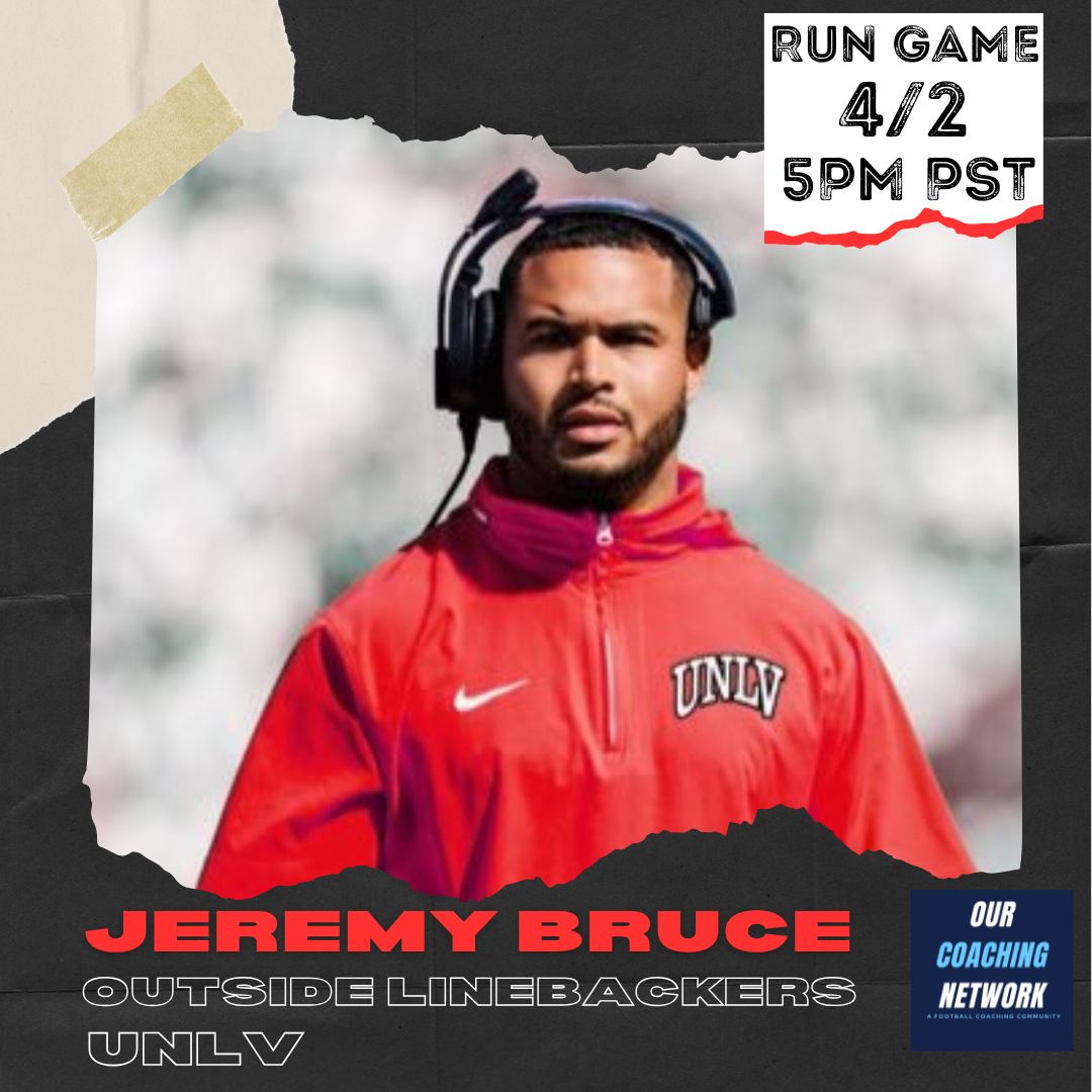 Excited to add <a href="/Coach_JBruce/">Jeremy Bruce</a> to our April Virtual Clinic Schedule👏

Topic: DL Run Game Progression✅

Coaches can RSVP/Reserve your spot below👇
members.ourcoachingnetwork.com/events/jeremy-…