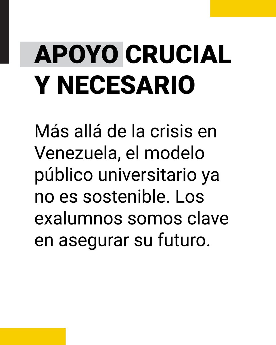 Alumn_USB's tweet photo. Es hora de unir fuerzas por nuestra universidad. ¡Haz tu donación hoy en https://t.co/r3qQFOVFSs y comparte para que más uesebistas se sumen! 💛📷 #OrgulloUSB #UnidosPorLaUSB #AlumnUSB https://t.co/fCTiRMGuq5