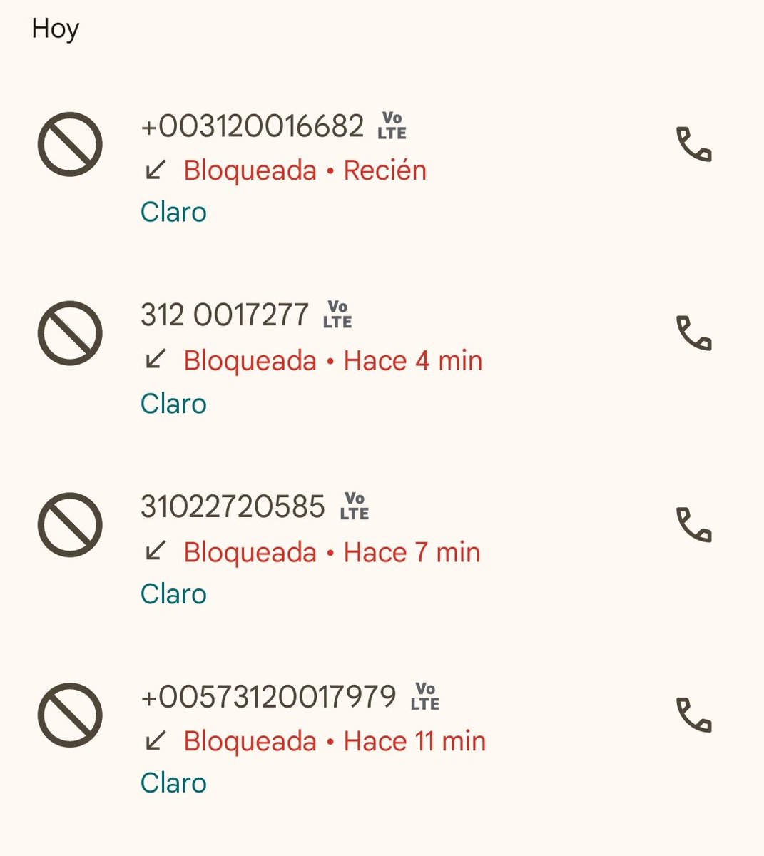4 llamadas en 11 minutos cobrando una factura que pagué ayer... <a href="/sicsuper/">Superintendencia de Industria y Comercio 🇨🇴</a> <a href="/ClaroColombia/">Claro Colombia</a>  podemos tener tranquilidad los usuarios?