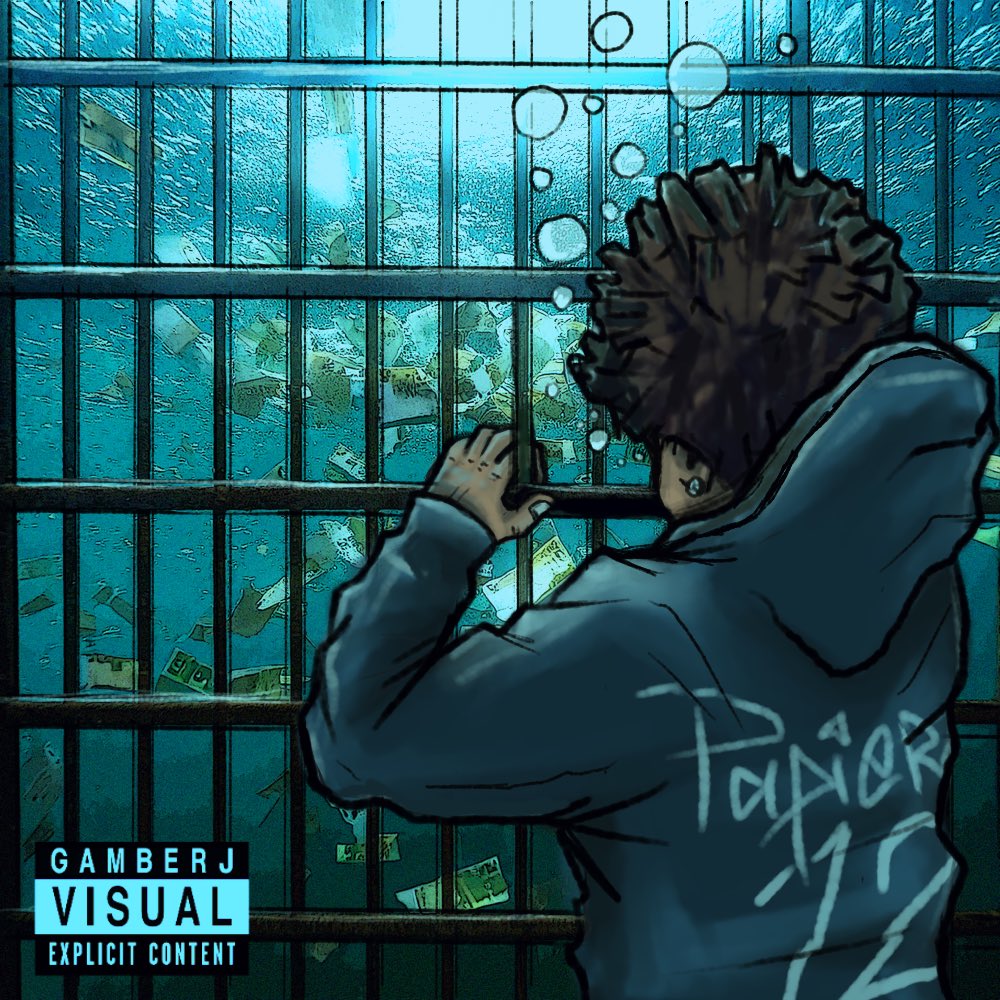 cover "PAPIER" for @12flenory 
on change un peu de style ☝️
allez stream c’est un bon rookie ça 🤝