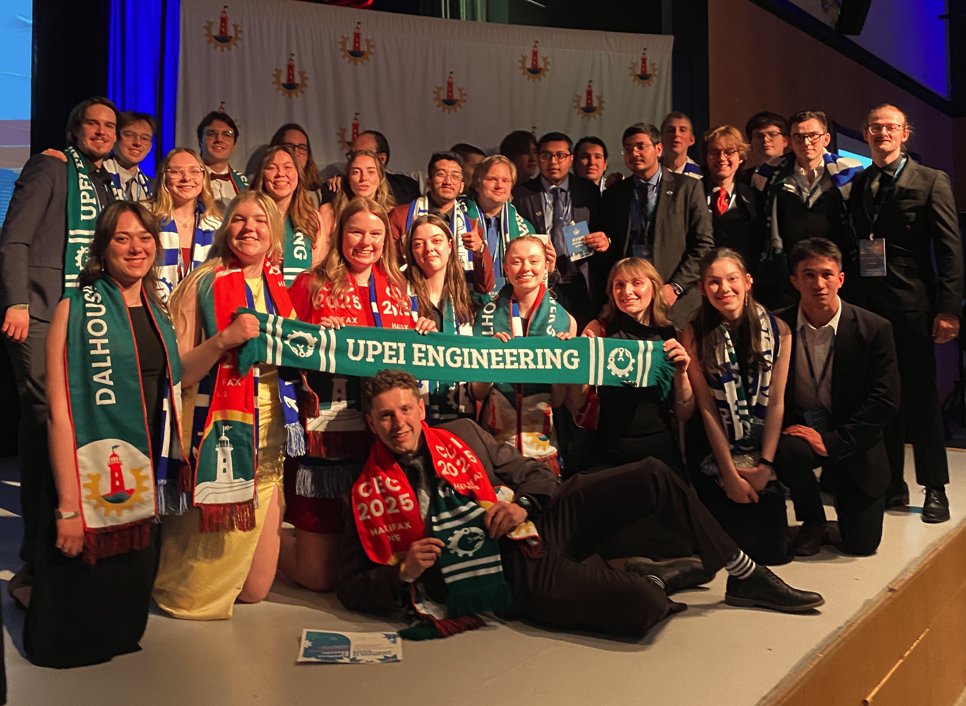 Greg Naterer (@gregnaterer) on Twitter photo Congratulations to <a href="/UPEI/">University of PEI</a> student teams at recent Canadian Engineering Competition in Halifax - 1st place in the communications category and 3rd place in consulting, among over 200 students competing! Congratulations to <a href="/UPEI/">University of PEI</a> student teams at recent Canadian Engineering Competition in Halifax - 1st place in the communications category and 3rd place in consulting, among over 200 students competing!