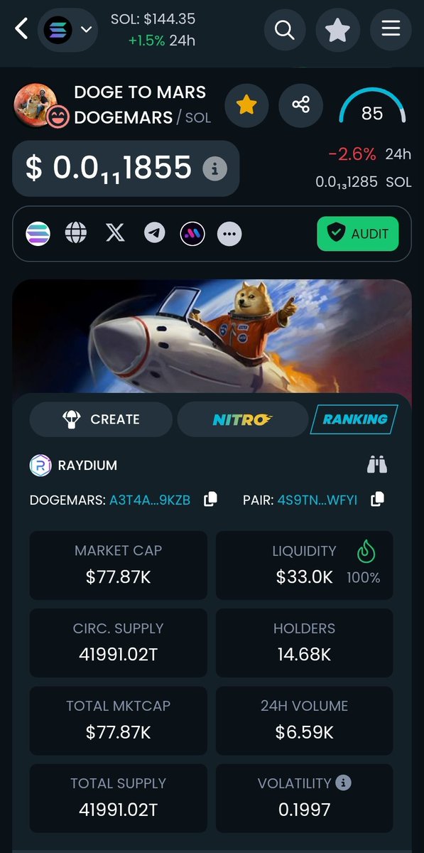 Rare_Oneeee's tweet photo. @DOGEMARSDOGE @elonmusk Whose the real #dogemars is this other one yours as well? #crypto https://t.co/IkHvpfL2VO